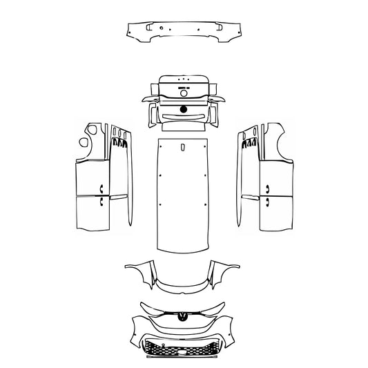 Pre-Cut PPF Volkswagen ID.BUZZ Standard 2025 - PPF-Kits