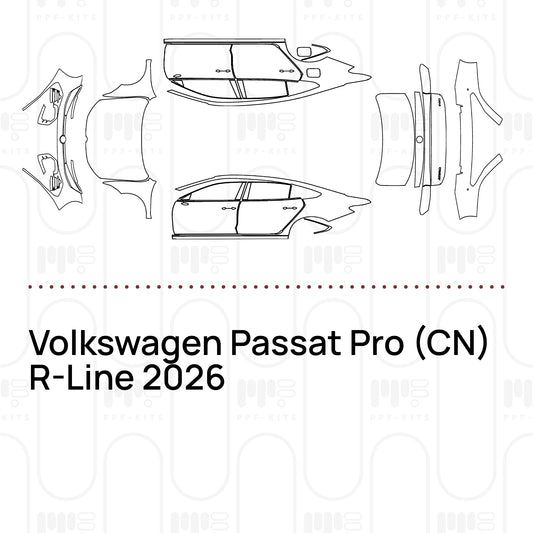 Pre-Cut PPF Volkswagen Passat Pro (CN) R-Line 2026