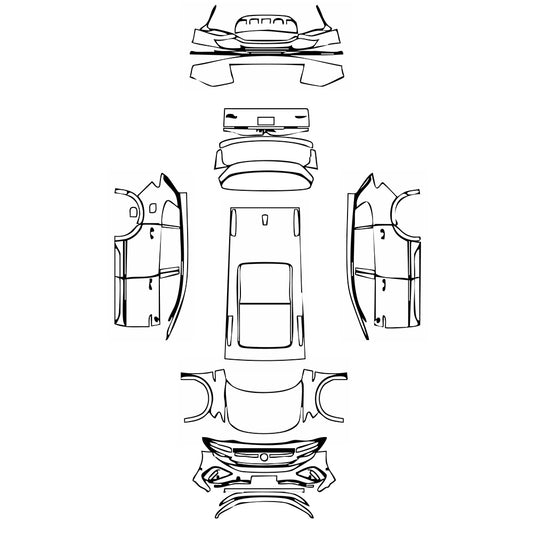 Passgenaue Lackschutzfolien PPF Volkswagen Talagon R-line 2025