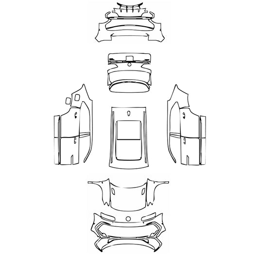 Pre-Cut PPF Volkswagen Teramont X 2021 - PPF-Kits