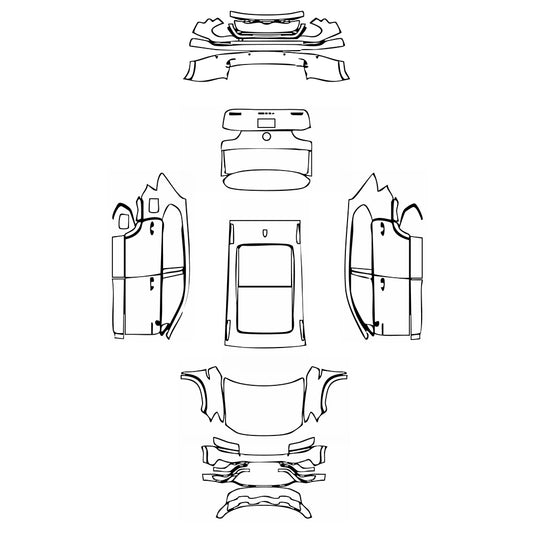 Pre-Cut PPF Volkswagen Tharu Luxury 2021 - PPF-Kits