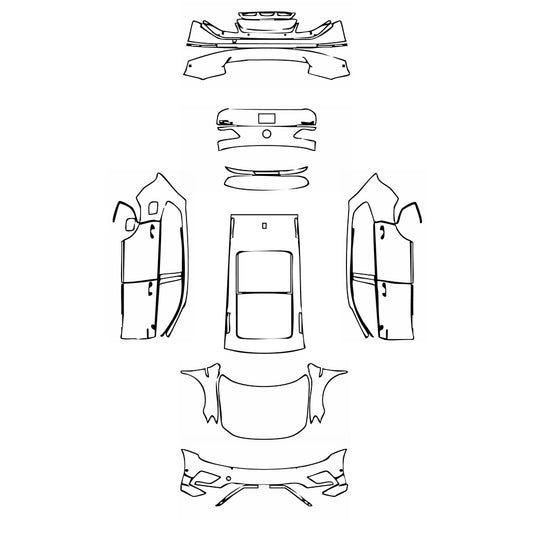 Pre-Cut PPF Volkswagen Tiguan L Base 2018 - PPF-Kits