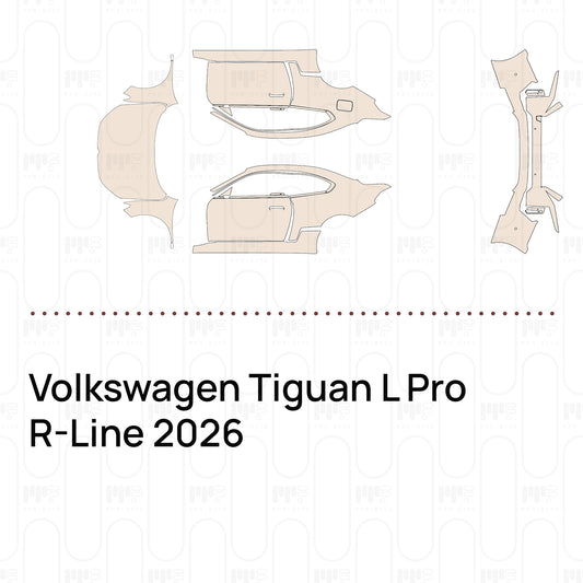 Pre-Cut PPF Volkswagen Tiguan L Pro R-Line 2026