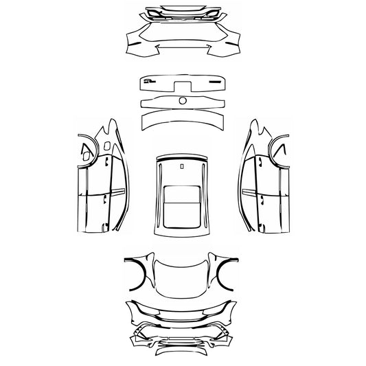Pre-Cut PPF Volkswagen Tiguan X 2023 - PPF-Kits