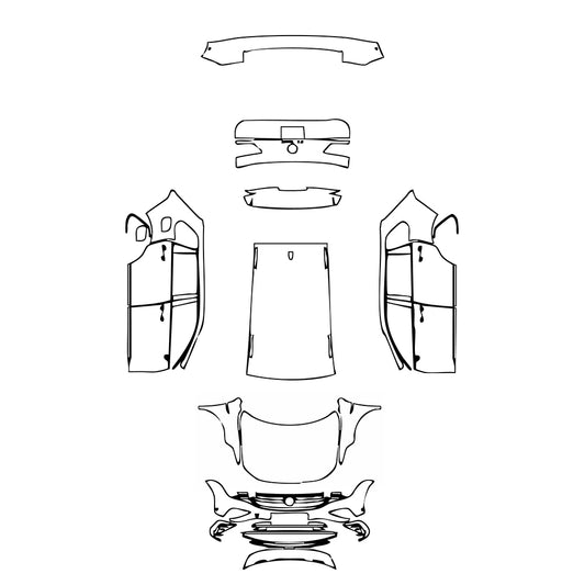 Pre-Cut PPF Volkswagen Tiguan (EU) Elegance 2022 - PPF-Kits