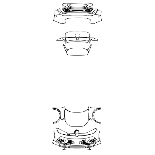 Pre-Cut PPF Volkswagen Tiguan (EU) R-Line 2024 - PPF-Kits
