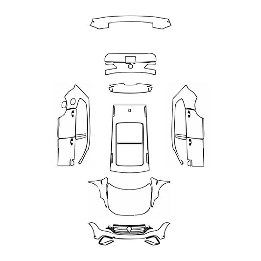 Pre-Cut PPF Volkswagen Tiguan (US) S 2022 - PPF-Kits