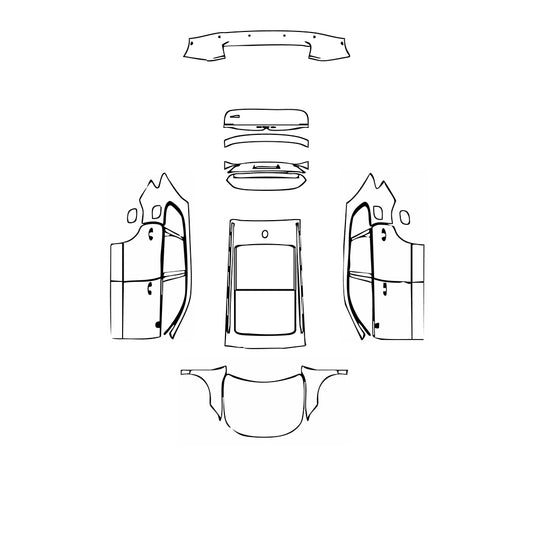 Pre-Cut PPF Volkswagen Touareg Base 2024 - PPF-Kits