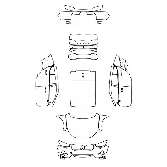 Pre-Cut PPF Volvo C40 Recharge Core 2022 - PPF-Kits