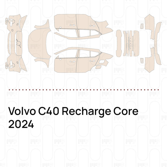 Pre-Cut PPF Volvo C40 Recharge Core 2024