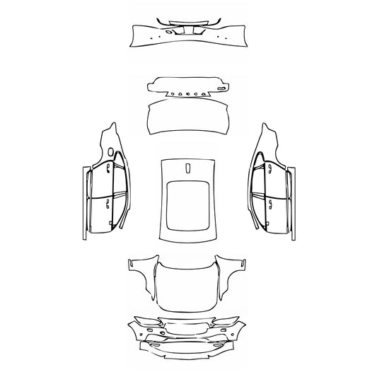 Pre-Cut PPF Volvo S90 Extended Wheelbase Inscription 2019 - PPF-Kits