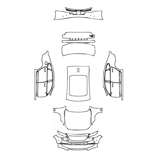Pre-Cut PPF Volvo S90 Extended Wheelbase Inscription 2022 - PPF-Kits
