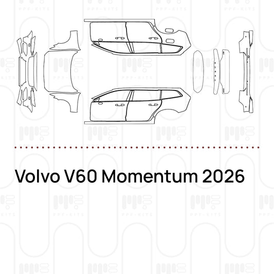 Pre-Cut PPF Volvo V60 Momentum 2026