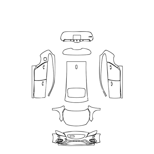 Pre-Cut PPF Volvo V60 R-Design 2015 - PPF-Kits