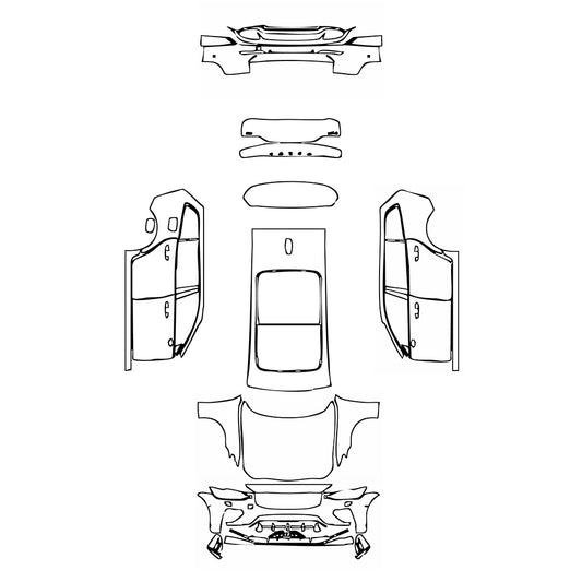 Pre-Cut PPF Volvo V60 R-Design 2022 - PPF-Kits