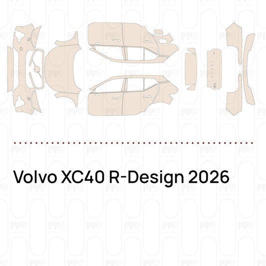 Pre-Cut PPF Volvo XC40 R-Design 2026
