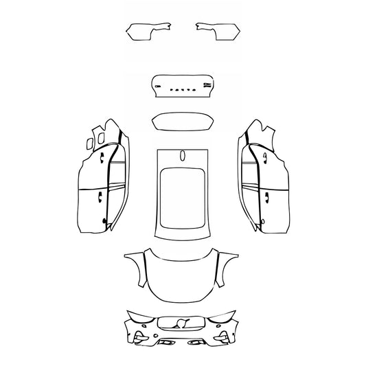 Pre-Cut PPF Volvo XC40 Recharge 2023 - PPF-Kits