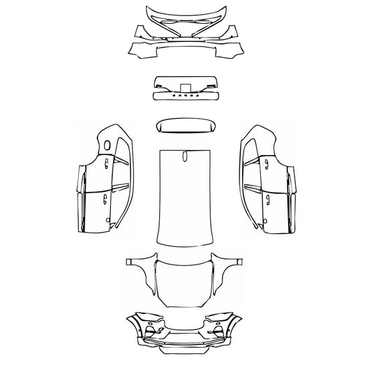 Pre-Cut PPF Volvo XC60 Inscription 2023 - PPF-Kits