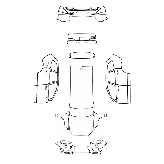 Pre-Cut PPF Volvo XC60 R-Design 2019 - PPF-Kits