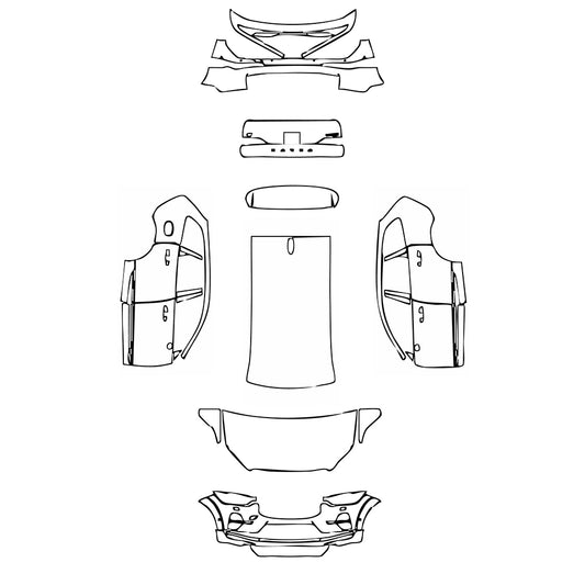 Pre-Cut PPF Volvo XC60 Recharge Inscription 2023 - PPF-Kits
