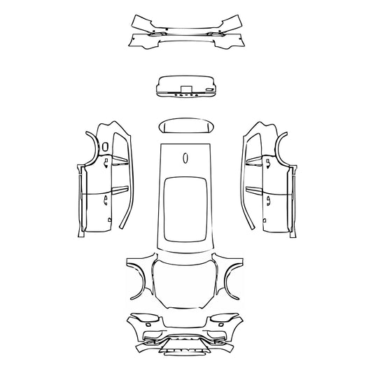 Pre-Cut PPF Volvo XC90 R-Design 2022 - PPF-Kits