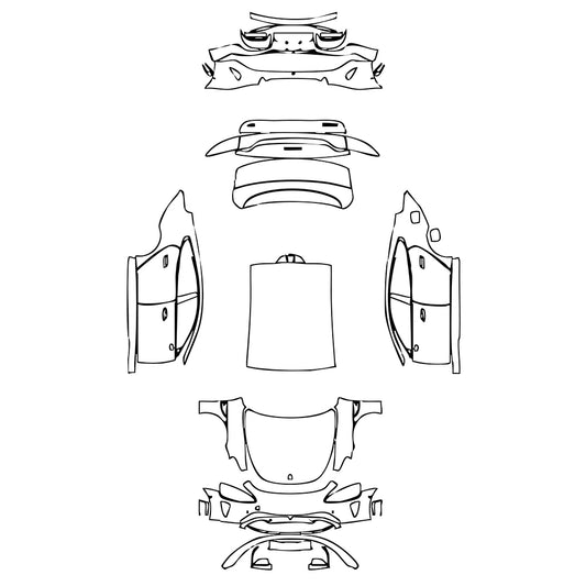 Pre-Cut PPF Xiaomi SU7 2025 - PPF-Kits