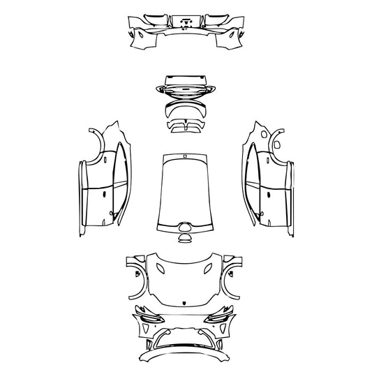 Passgenaue Lackschutzfolien PPF Xiaomi YU7 2025