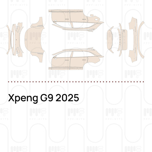 Vorgeschnittene PPF-Lackschutzfolie Xpeng G9 2025