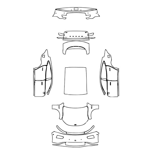 Pre-Cut PPF Xpeng P7 2021 - PPF-Kits