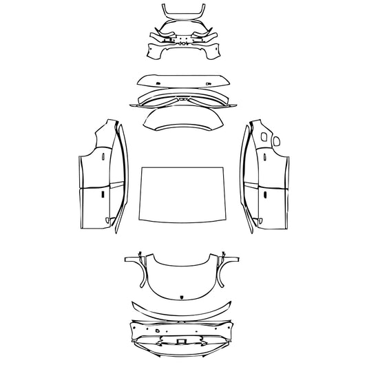 Pre-Cut PPF Zeekr 007 2025 - PPF-Kits