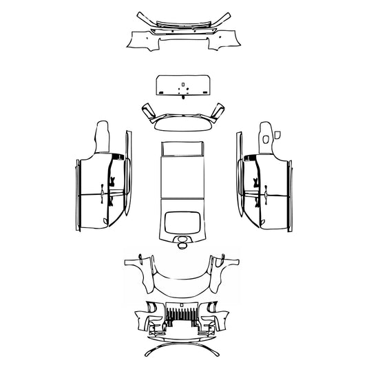 Passgenaue Lackschutzfolien PPF Zeekr 009 Base 2025