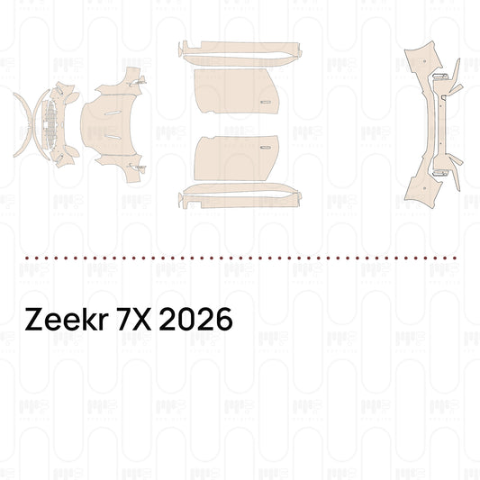Pre-Cut PPF Zeekr 7X 2026