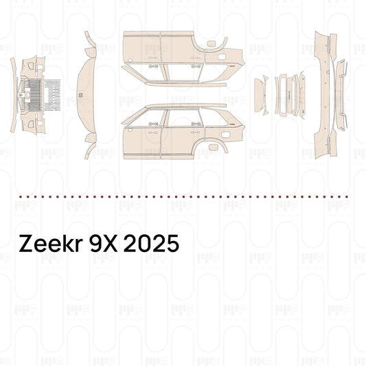 Pre-Cut PPF Zeekr 9X 2025