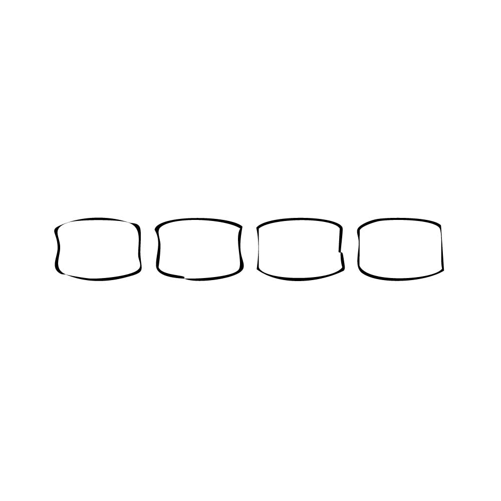 Pre-cut PPF pattern: Door Handle Inserts - Bentley