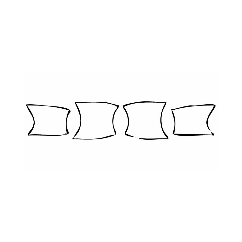 Pre-cut PPF pattern: Door Handle Inserts - BMW