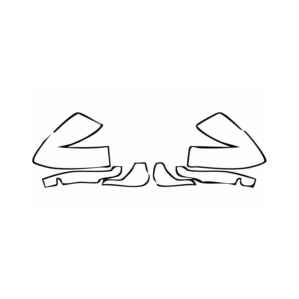 Pre-cut PPF pattern: Mirror - BMW