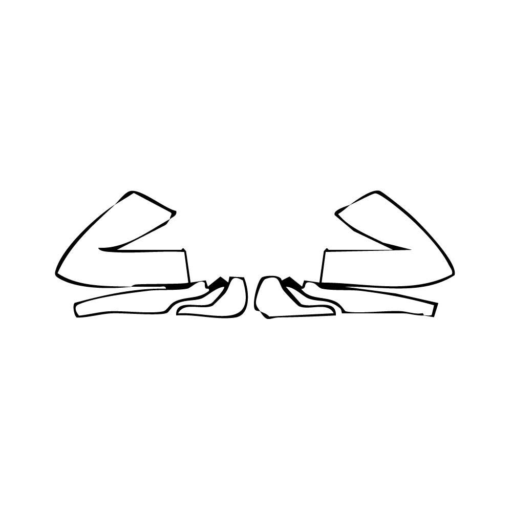 Pre-cut PPF pattern: Mirror - BMW