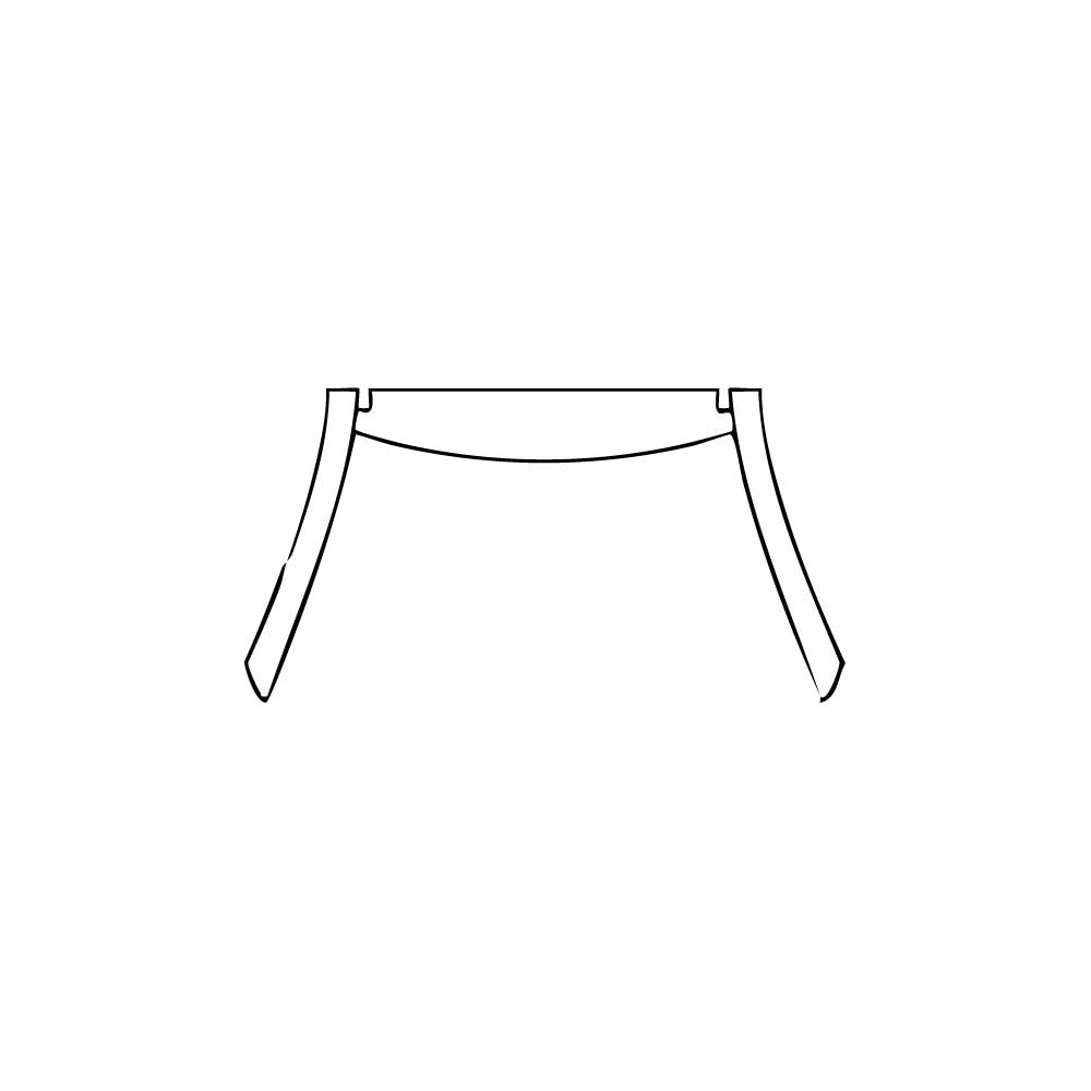 Pre-cut PPF pattern: A Pillar + Roof (front) - BYD