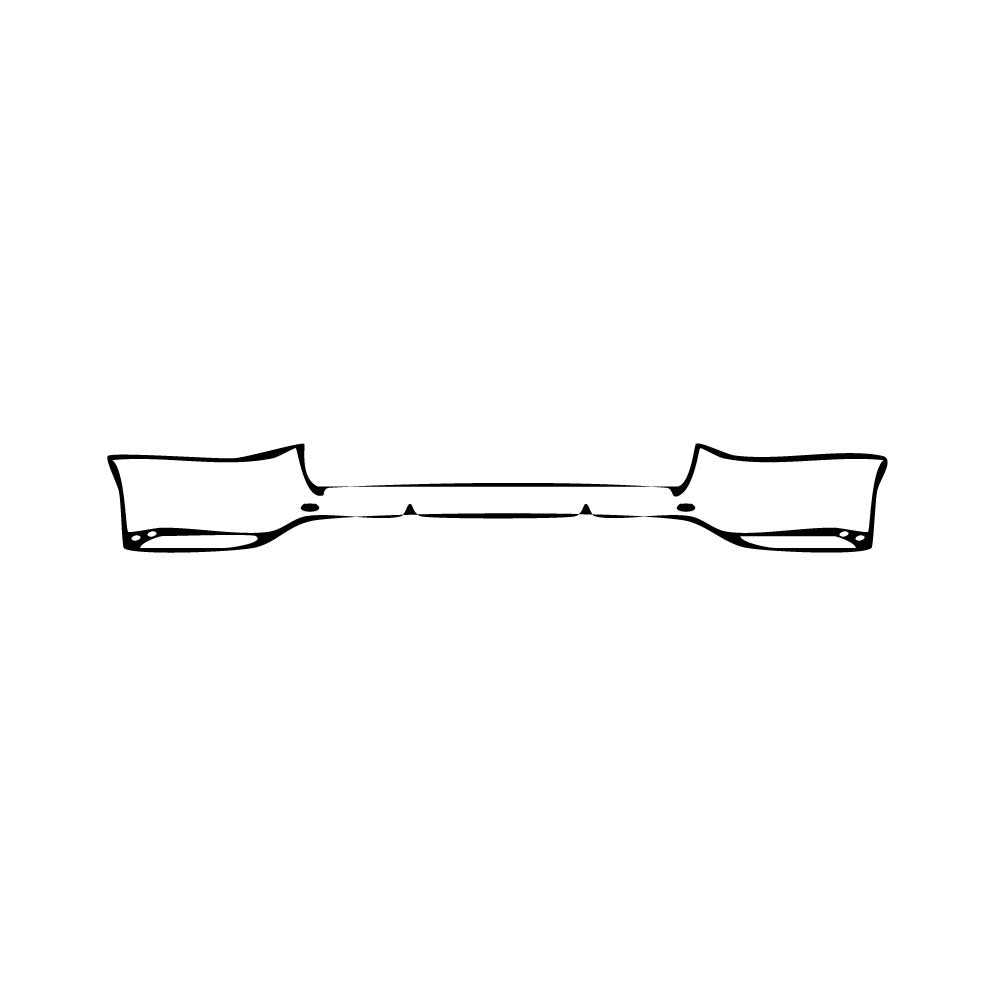Pre-cut PPF pattern: Rear Bumper - Hyundai