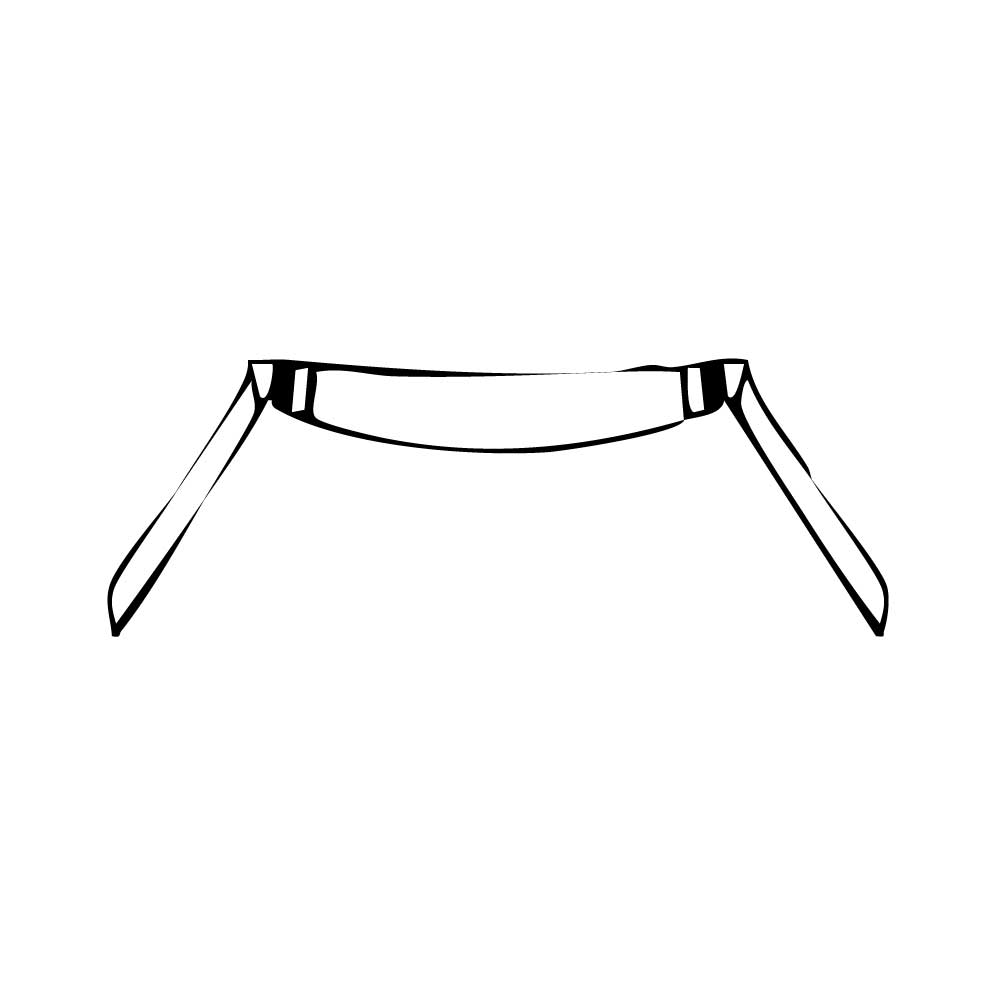 Pre-cut PPF pattern: A Pillar + Roof (front) - Land Rover