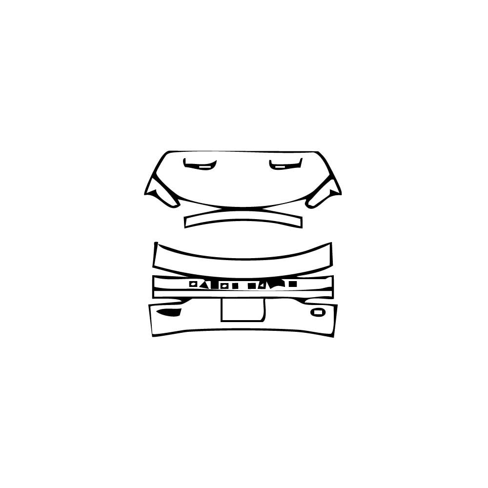 Pre-cut PPF pattern: Trunk Lid - Land Rover