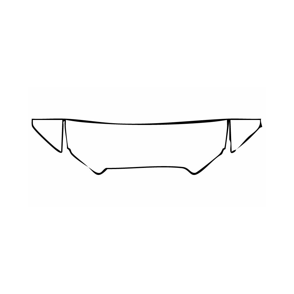 Pre-cut PPF pattern: Hood + Fender - Mazda