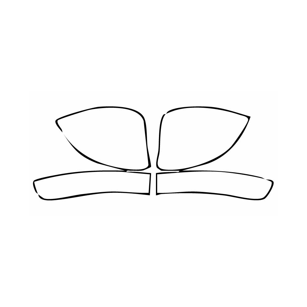 Pre-cut PPF pattern: Mirror - Mazda