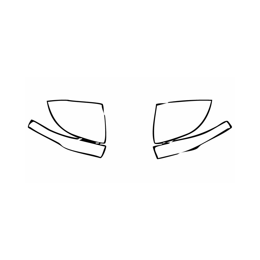 Pre-cut PPF pattern: Mirror - Mercedes-Benz