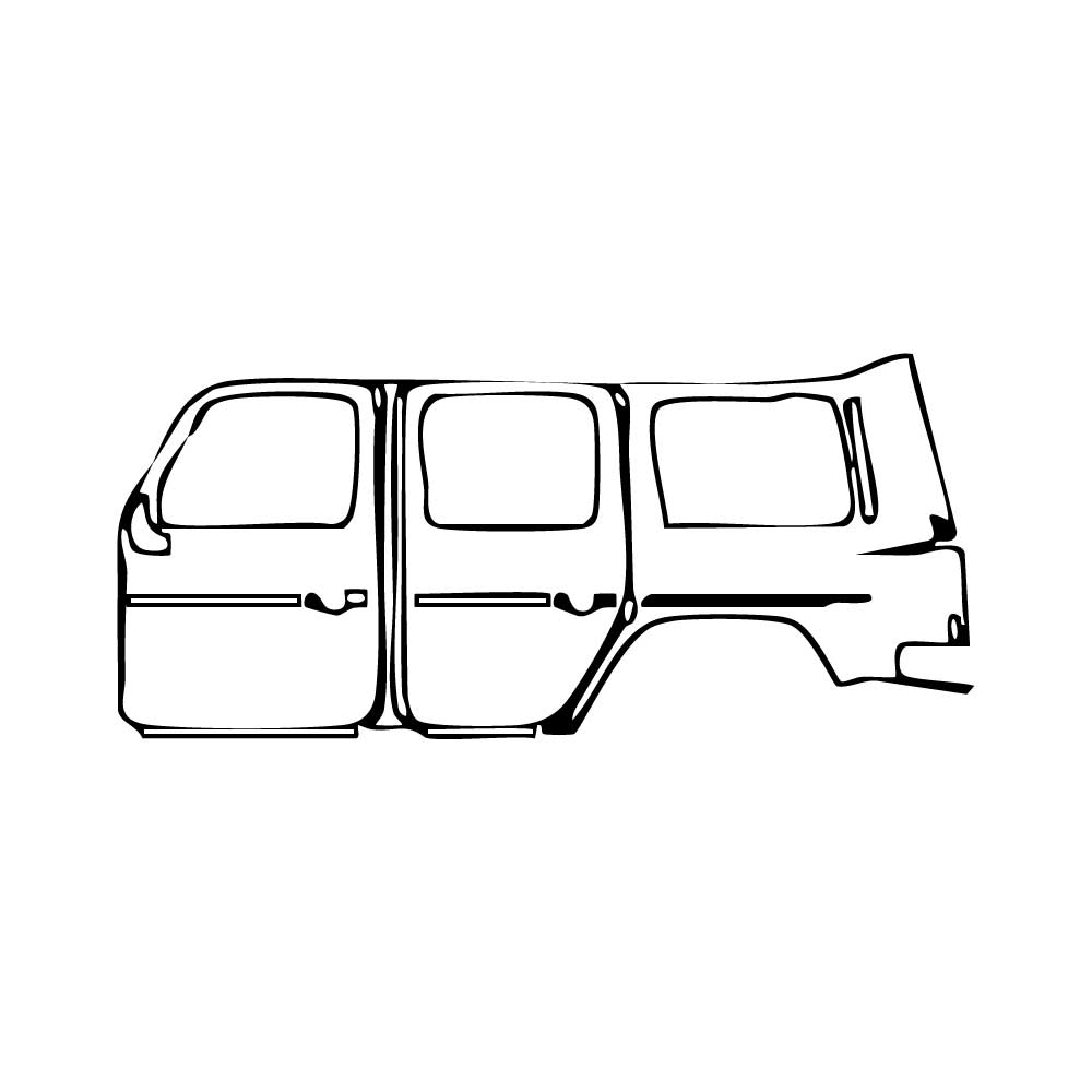 Pre-Cut PPF Mercedes-Benz G Class G 580 with EQ-Technology 2025 - PPF-Kits