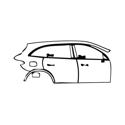 Pre-Cut PPF Mercedes-Benz GLC SUV Extended Wheelbase (GLC L) Base 2024 - PPF-Kits