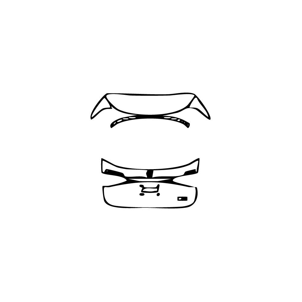 Pre-cut PPF pattern: Trunk Lid - Mercedes-Benz