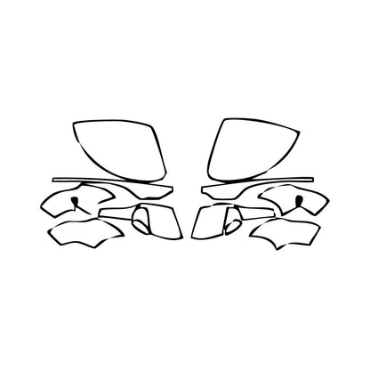 Pre-Cut PPF Porsche Panamera Sedan Panamera Turbo E-Hybrid 2025 - PPF-Kits