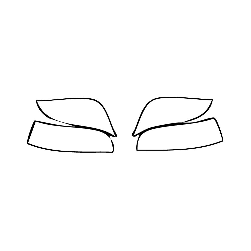 Pre-cut PPF pattern: Mirror - Toyota