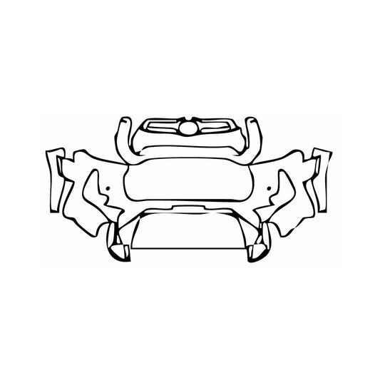 Pre-Cut PPF Toyota Hilux (BR) Double Cab SRX Plus 2025 - PPF-Kits